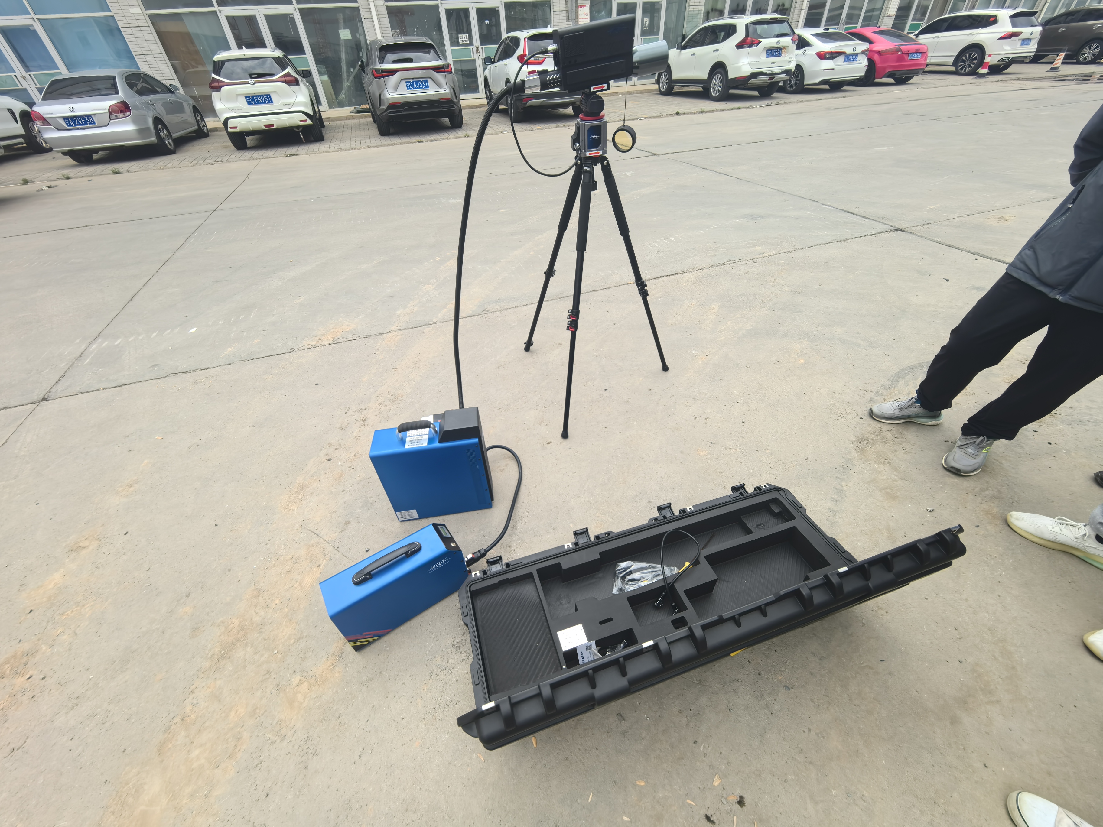 激光清障儀使用現(xiàn)場(chǎng)