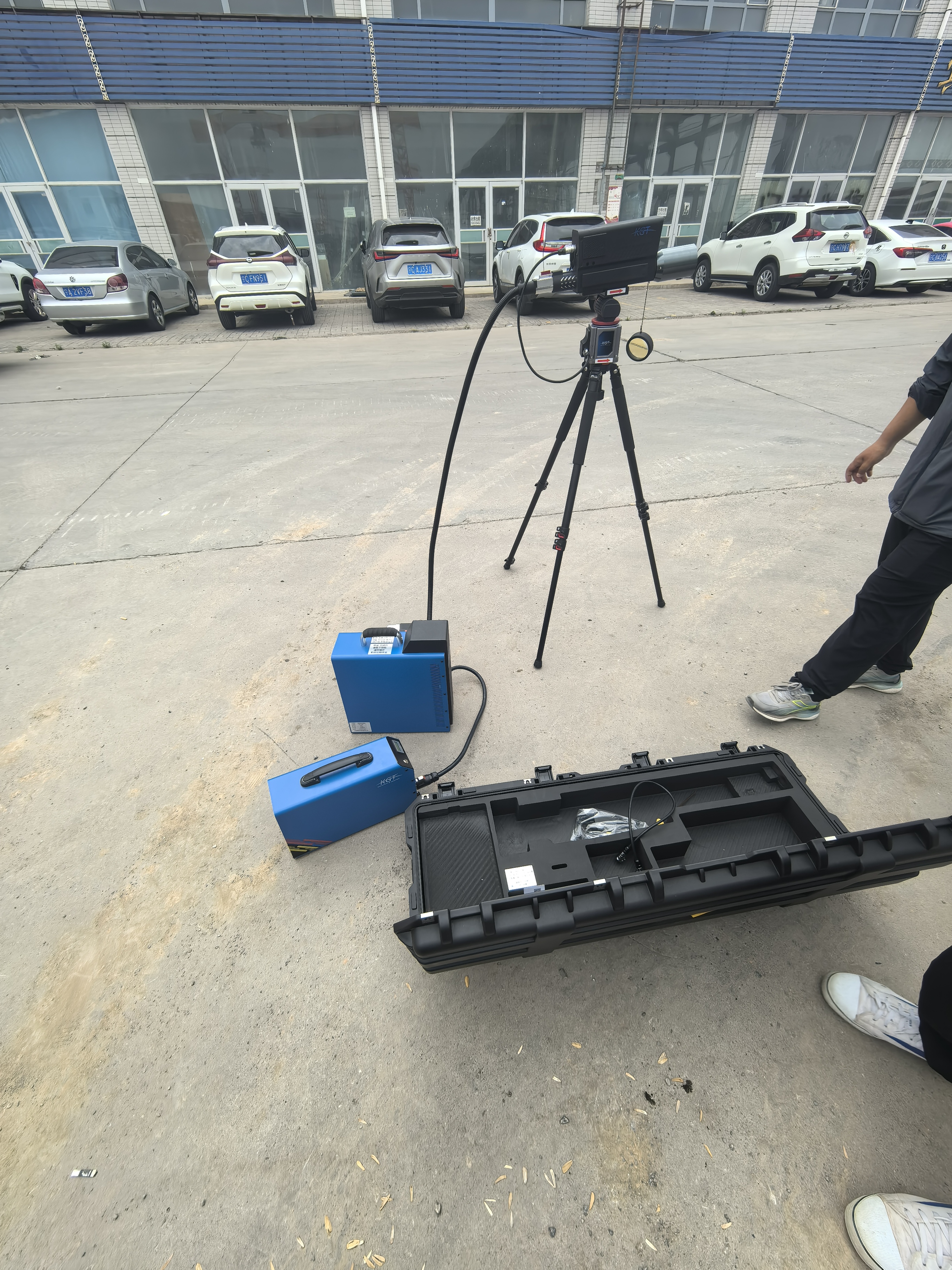 激光清障儀現(xiàn)場(chǎng)